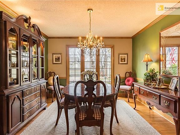 Spacious dining room