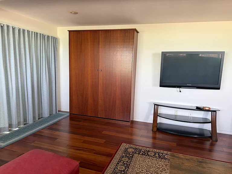 Photo of Murphy bed closed