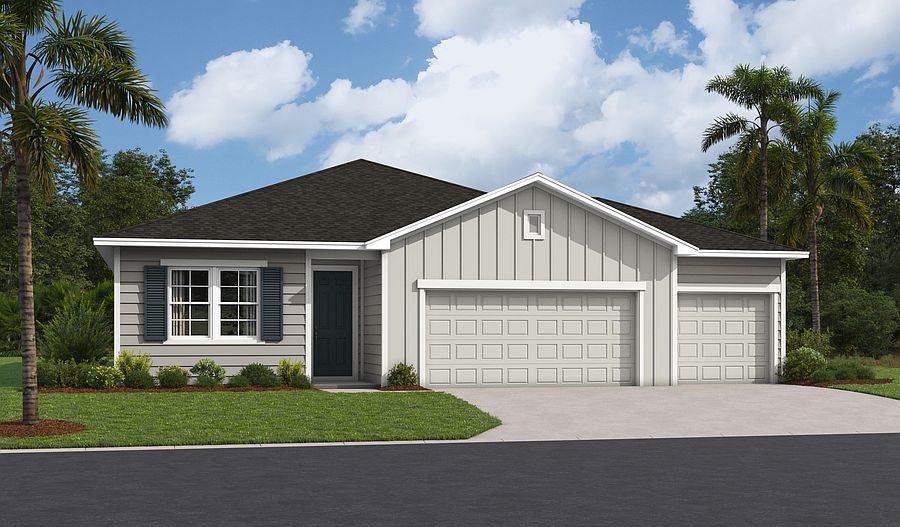 The Slate Master 3-car Elevation K