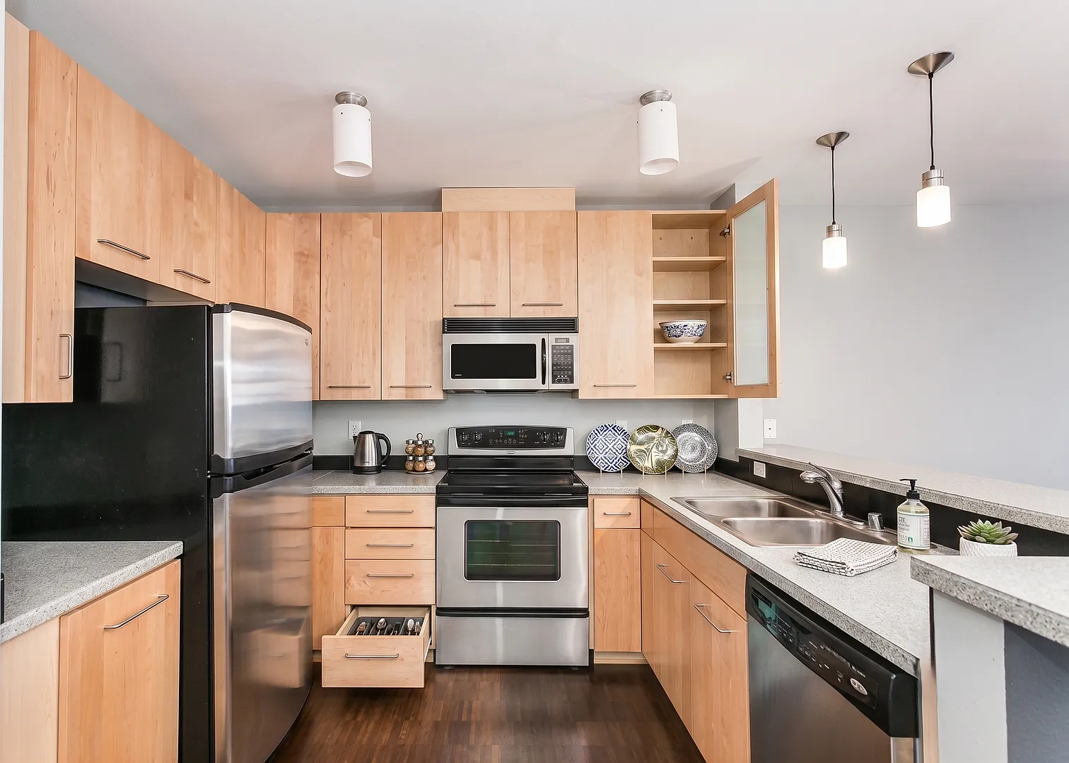 East Queen Anne Seattle 2 Bedroom Apartment for Rent | Lake Union Views, Rooftop Deck, In-Unit La... — Photo 3