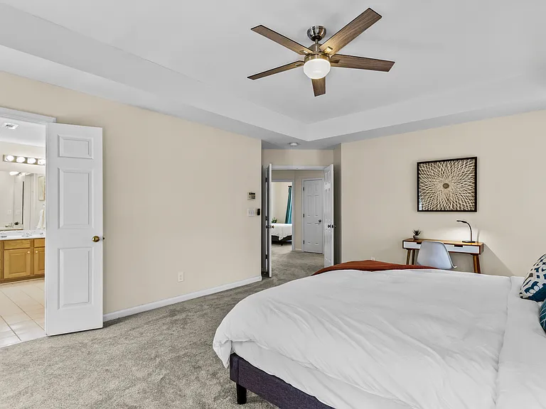 Master Bedroom with writing desk
