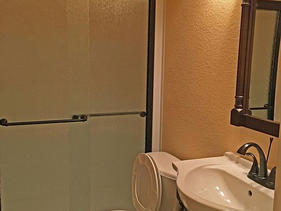 Basement bathroom.
