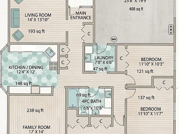 5th image of 555 Hooper Pl