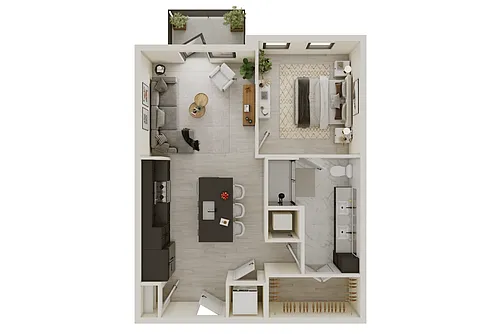Floor plan Monroe