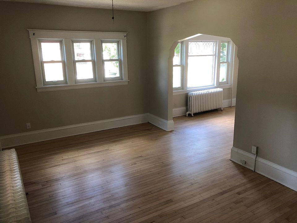 View from living room to dining room