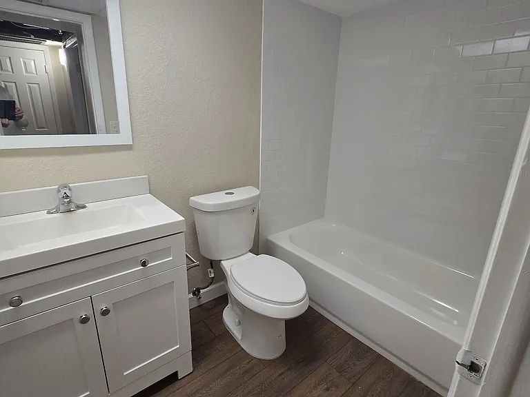 Bathroom view from entrance door