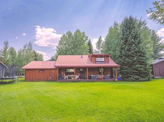 Back porch & yard