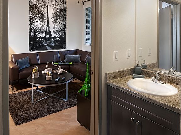 Bathroom to Living Room