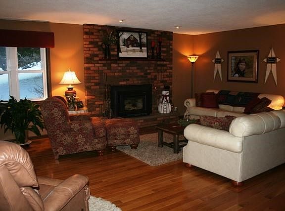 Living room with hardwood floors