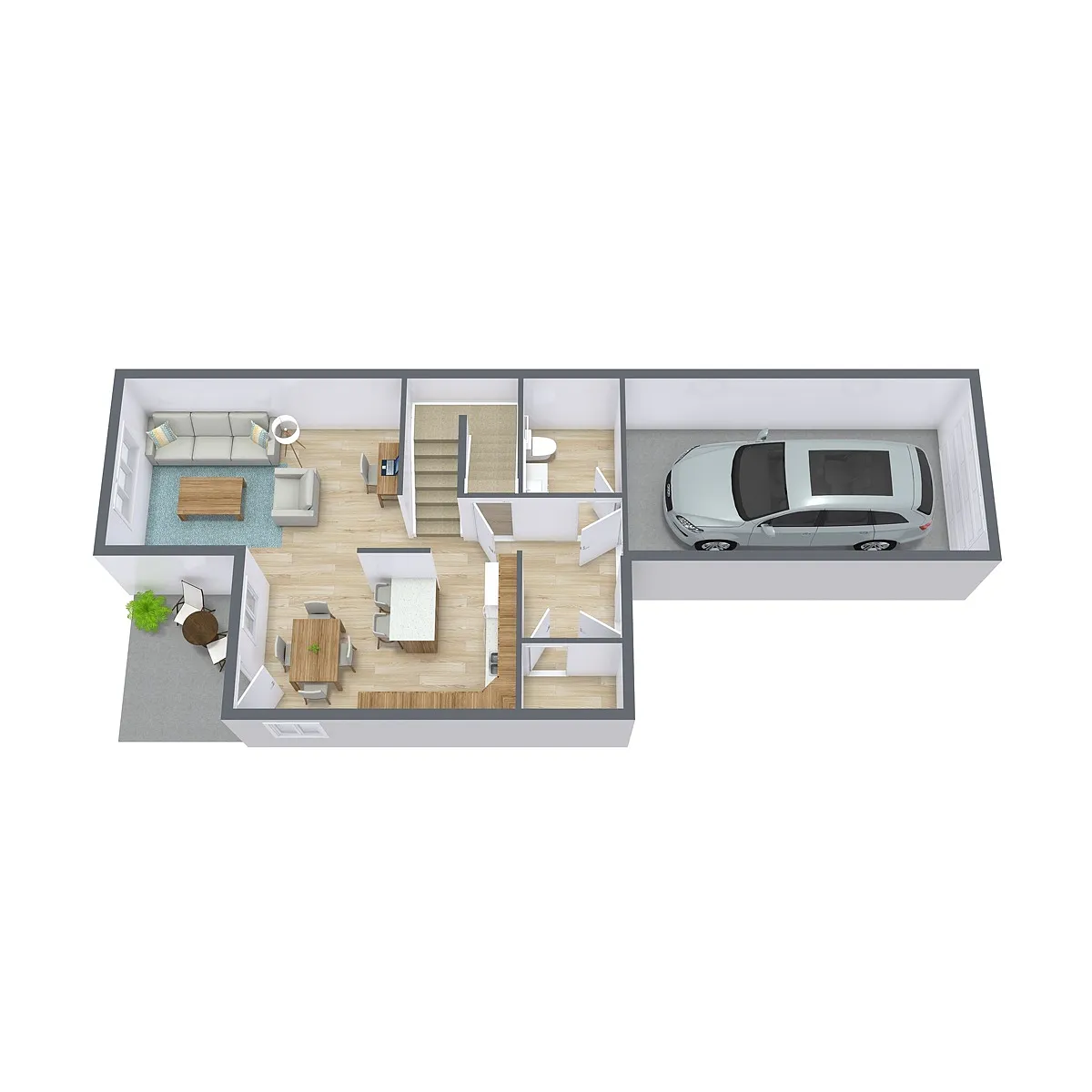 Floor plan Two Bedroom 215A