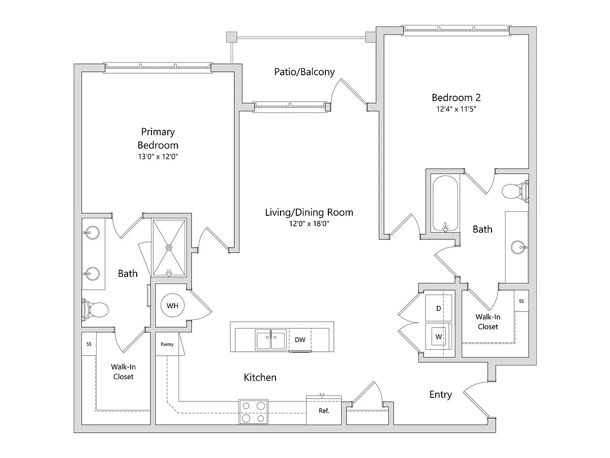 Floor plan B2