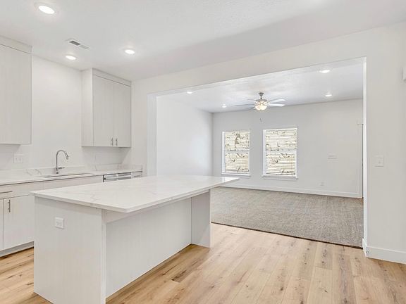 Kitchen and living area