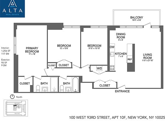 2nd image of 100 W 93rd St APT 10F