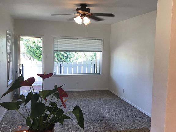 Living room- new laminate flooring has been installed
