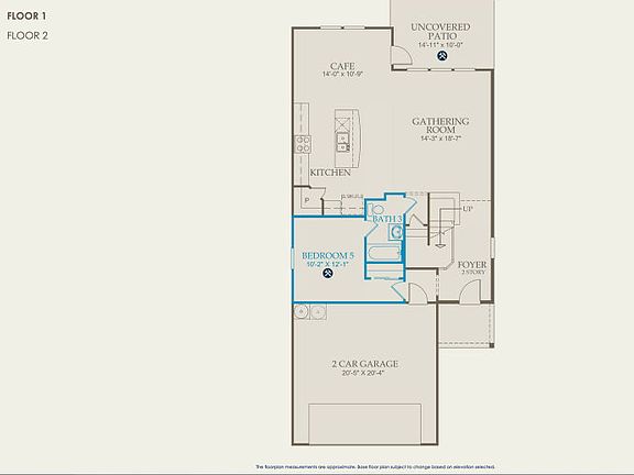 Rybrook Floor Plan, Quick Move-In Home, Floor 1