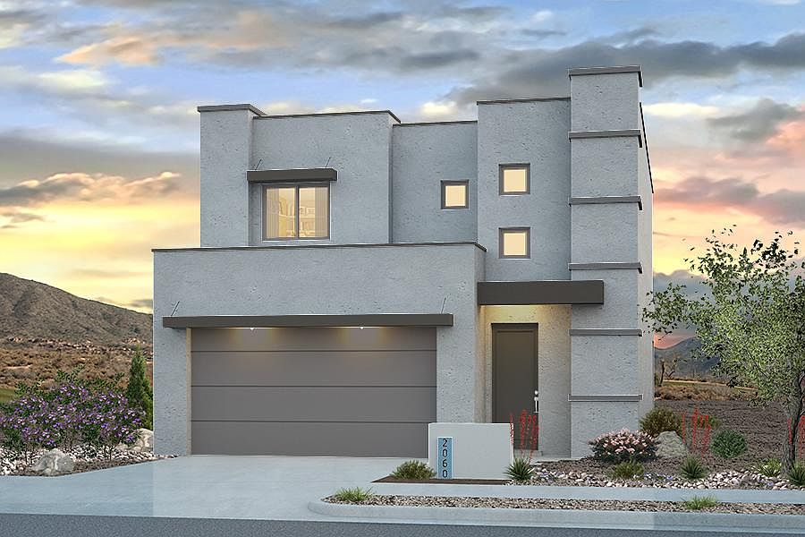 Contemporary Elevation at Dusk