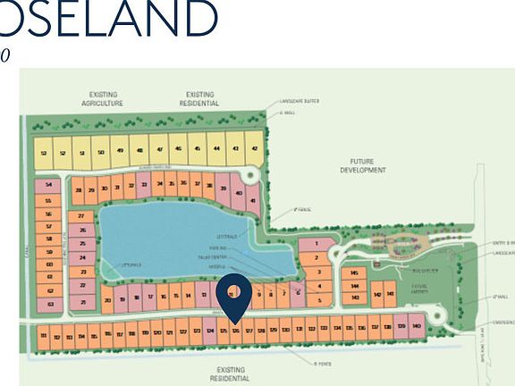 Roseland Homesite 12600 Map