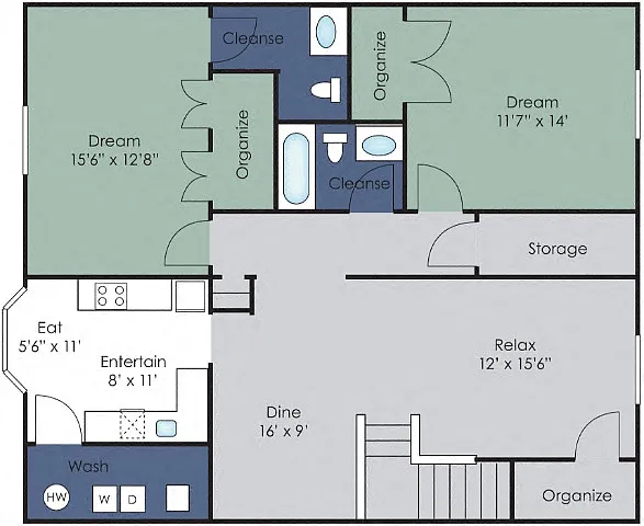 Floor plan The Wythe