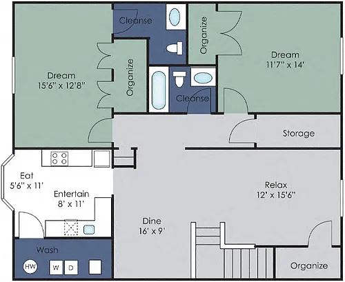 Floor plan The Wythe