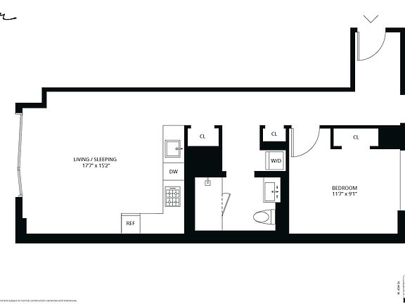 3rd image of 555 W 43rd St APT 7A