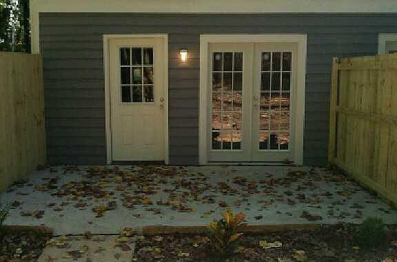 Back patio