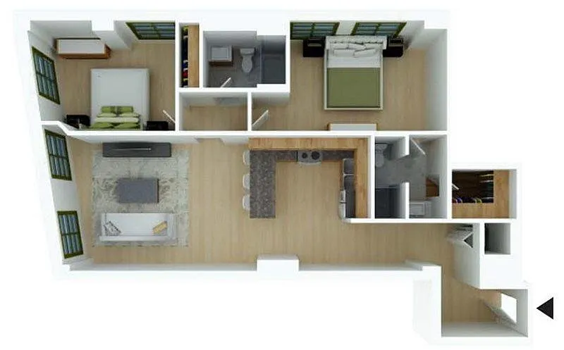 Floor plan Castor