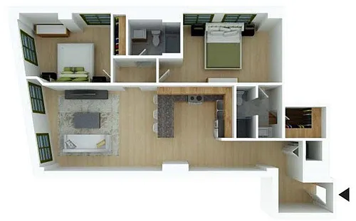 Floor plan Castor