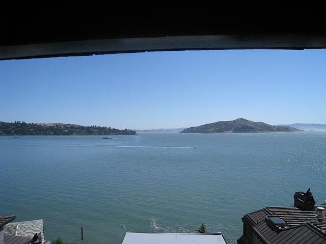 View from Living Room, Kitchen and Master Bedroom