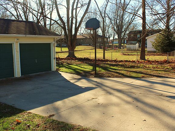 Basketball goal and parking