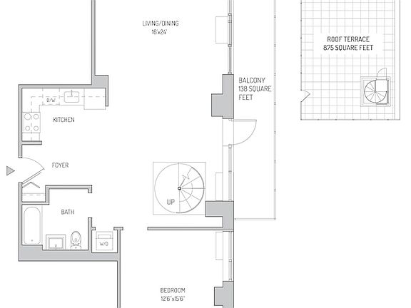 2nd image of 81 Fleet Pl APT 16B