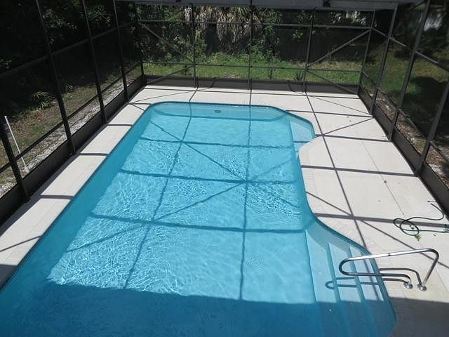 Fully screened and professionally maintained private pool.
