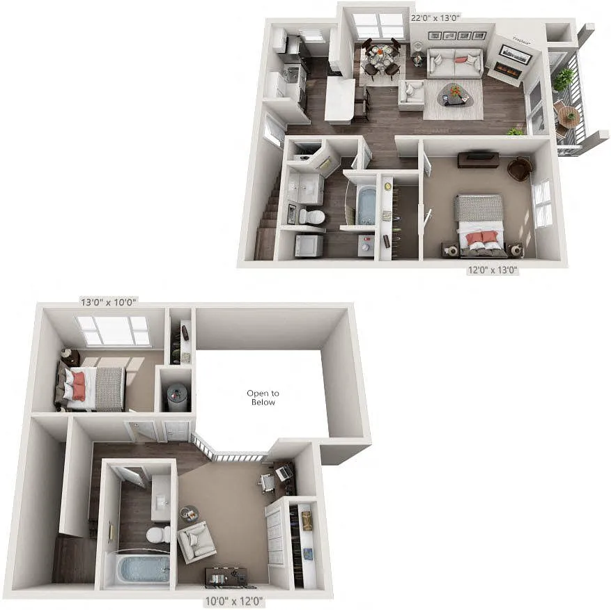 Floor plan ELIZABETH TOWNHOME