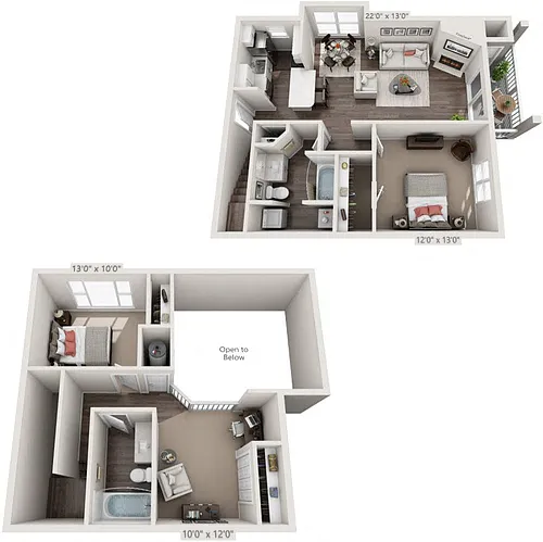 Floor plan ELIZABETH TOWNHOME