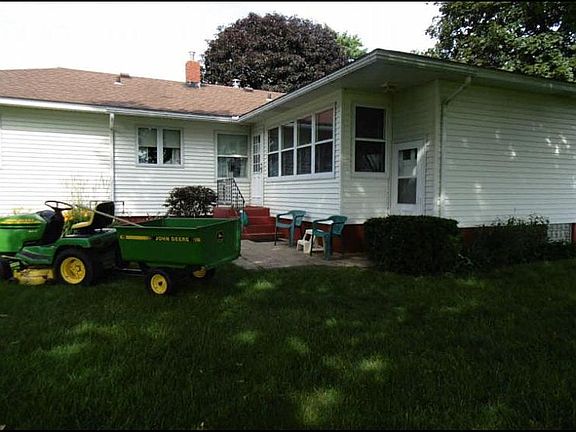 Sun Porch and Basement Door.