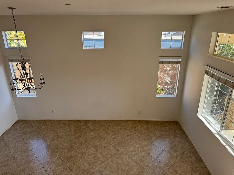 Living and Dining area
Fully tiled