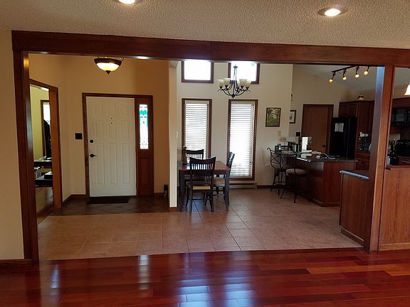 great room, front entry