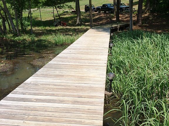 from dock toward lot
