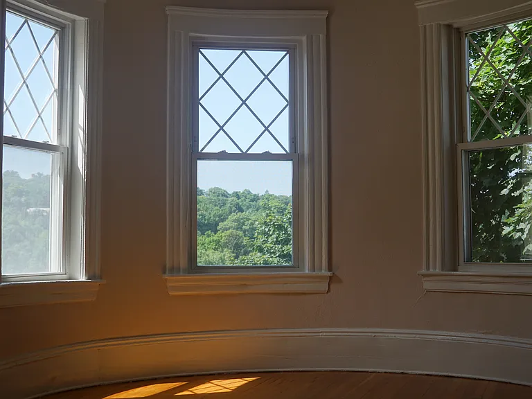View from living room.