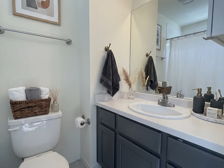 Second bedroom full bath (shower/bath combo not pictured)