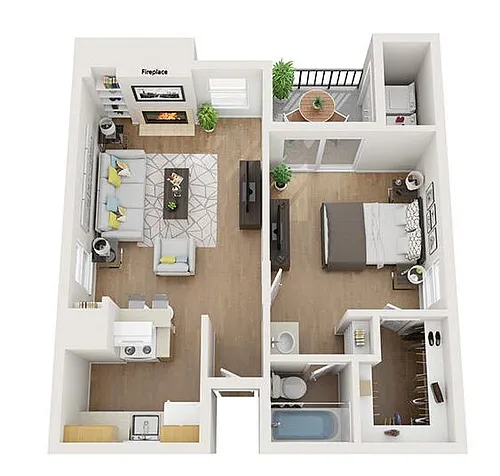 Floor plan San Gabriel