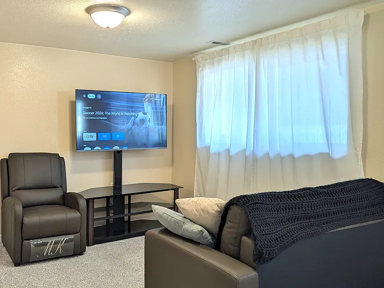 Downstairs - Living Room w/entertainment space
