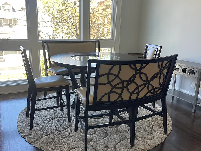 Dining room with a view