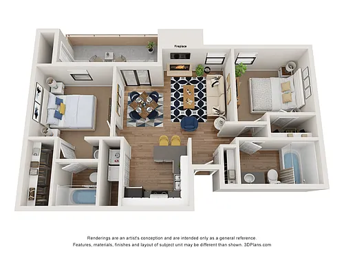 Floor plan Taos Renovated
