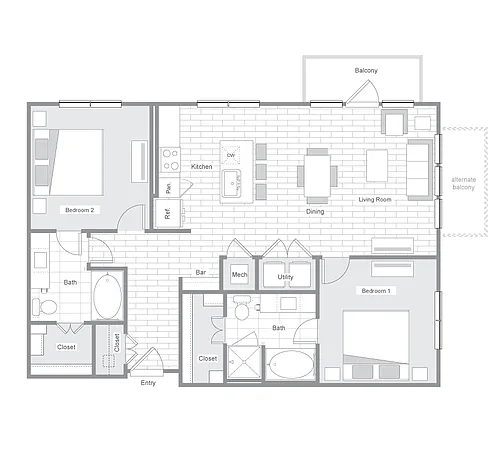 Floor plan B3