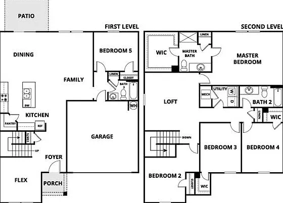 5 bed, 3.0 bath, 2722 sqft, $2,495 — Photo 2