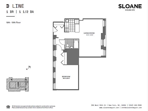 2nd image of 360 W 34th St APT 13D