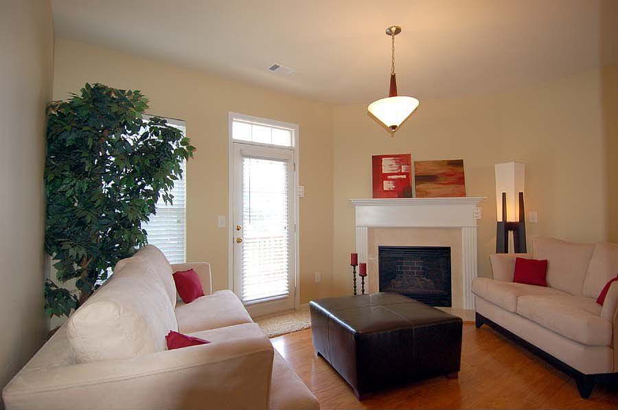 Hardwoods gleam and light streams in to spacious family room!