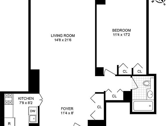 2nd image of 58 W 58th St APT 27B