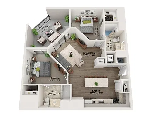 Floor plan B6