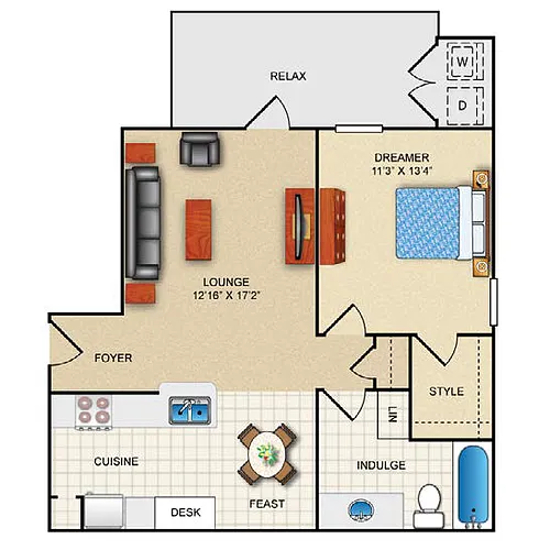 Floor plan A2R